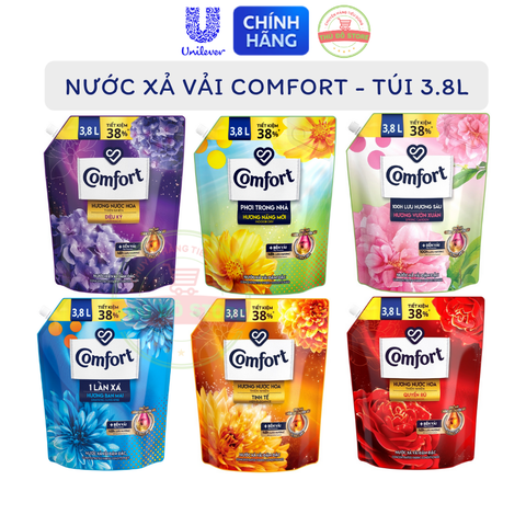 Nước Xả Vải Comfort Chăm Sóc Chuyên Sâu - Túi 3.7L