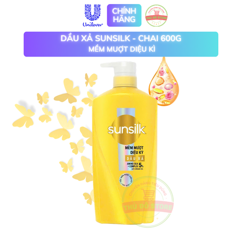 Dầu Xả Sunsilk Chai 600G