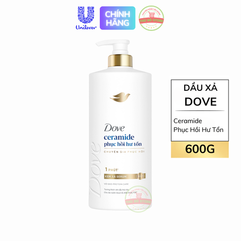 Kem Xả Dove Phục Hồi Hư Tổn - Chai 600G