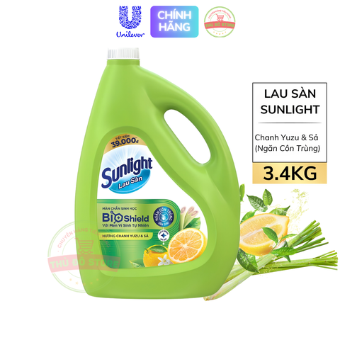 Nước Lau Sàn Sunlight - Can 3.4Kg