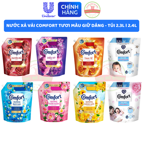 Nước Xả Vải Comfort Chăm Sóc Chuyên Sâu - Túi 2.4L