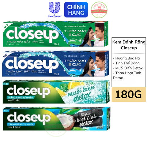 Kem Đánh Răng Closeup - Tuýp 180G