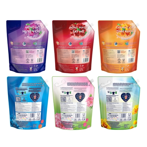 Nước Xả Vải Comfort Chăm Sóc Chuyên Sâu - Túi 3.7L