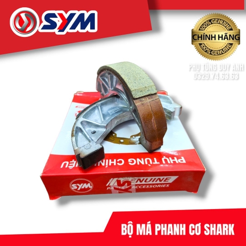 Bộ Má Phanh Cơ Shark SYM
