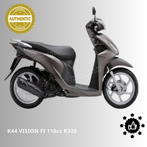 Bộ nhựa K44 VISION FI 110cc R320 XÁM BẠC(21PC)