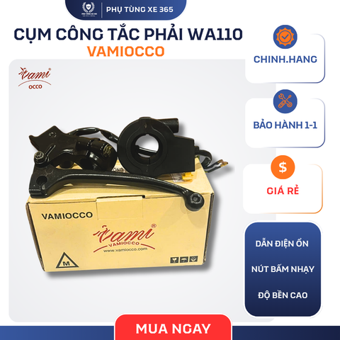 Cụm công tắc phải Wave 110 Mitkam