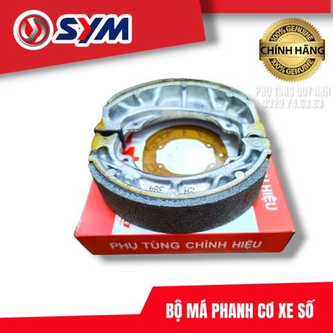 Bộ má phanh cơ xe số SYM