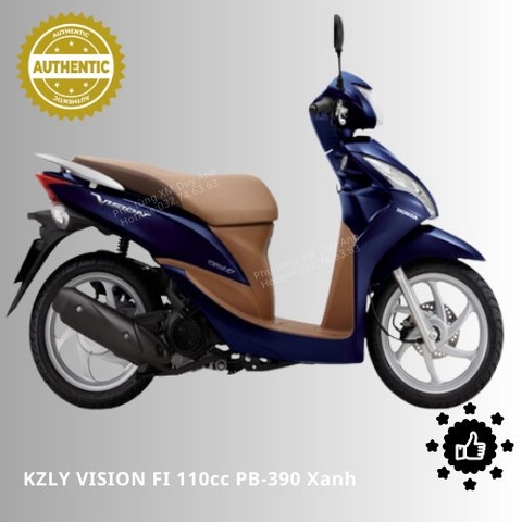 Bộ nhựa KZLY VISION FI 110cc PB-390 Xanh Tím (19PC)