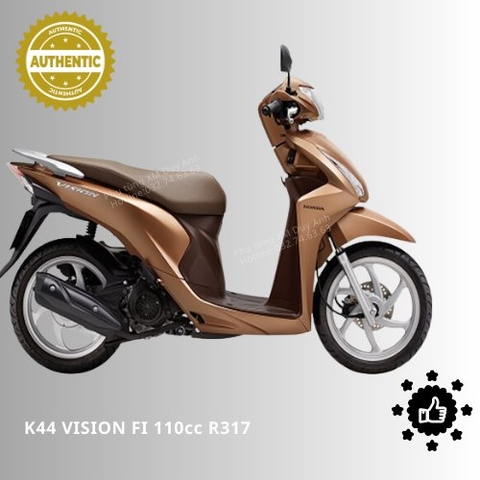 Bộ nhựa K44 VISION FI 110cc R317 Vàng đồng (21PC)