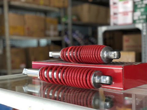 Giảm xóc sau Detex F300-xe thồ ( màu đỏ )