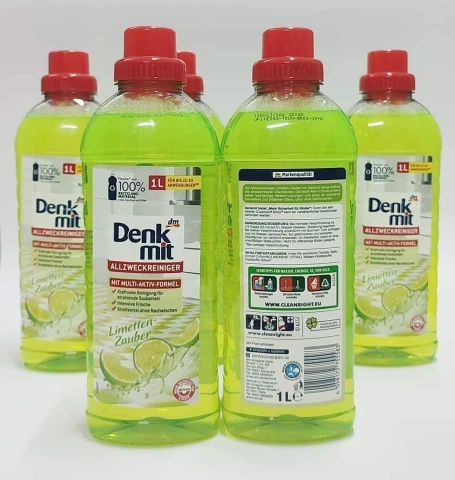 Nước lau sàn gạch Denkmit mẫu mới hương chanh dịu mát - 1000ML