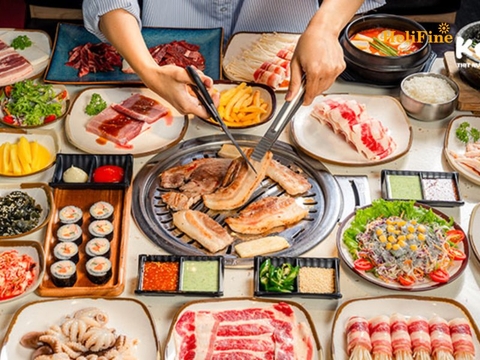 TOP nhà hàng buffet nướng Hàn Quốc Hà Nội thu hút đông khách nhất 2026