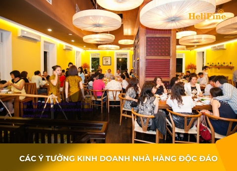 Các ý tưởng kinh doanh nhà hàng độc đáo tạo dấu ấn khác biệt