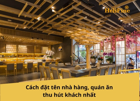 Cách đặt tên nhà hàng quán ăn uống - 7 bí quyết hay hút khách nhất 2026