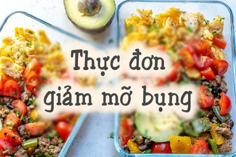 Thực đơn giảm mỡ bụng cấp tốc hiệu quả tại nhà