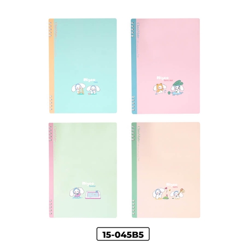 Sổ 15-045B5, Khổ B5, lò xo đôi 2 đầu, dòng kẻ ngang, ĐL 100gsm,150 trang