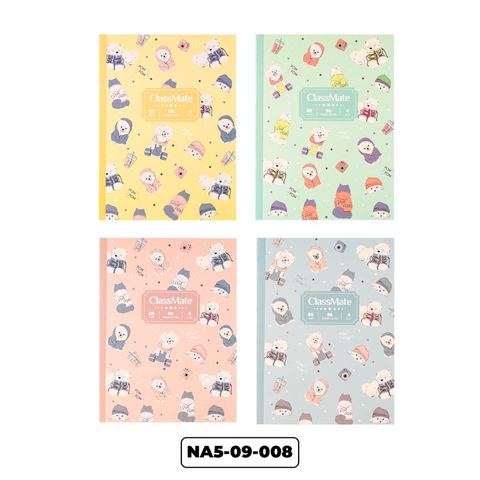 NA5-09-008, Khổ A5, 4 ô ly ĐL 80 gsm, 96 trang