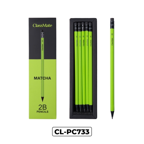 Bút chì 2B Matcha CL-PC733 (1 Bộ = 10 Cây Chì)