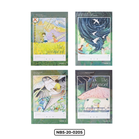 Vở kẻ ngang có chấm B5  NB5-20-0205, ĐL 60gsm, 200 trang