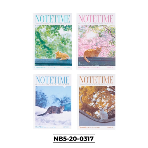 Vở NB5-20-0317 Khổ B5, dòng kẻ ngang, ĐL 60gsm, 200 trang