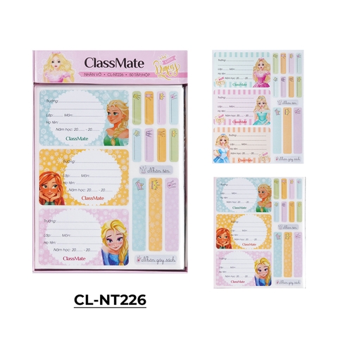 Nhãn vở Princess CL-NT226