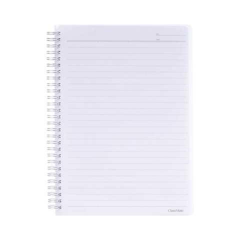 Sổ LA5-20-013, Khổ A5, bìa nhựa trong vân chéo, dòng kẻ ngang, ĐL70gsm, 200 trang