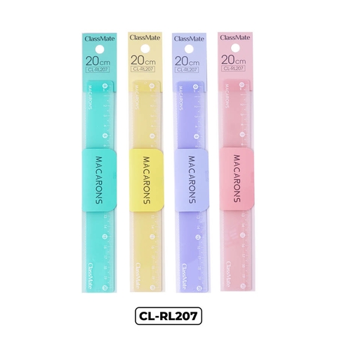 Thước kẻ Macarons 20cm CL-RL207