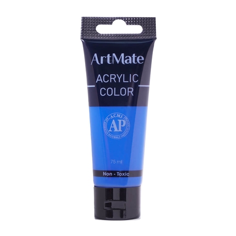 Màu Acrylic tuýp 75ml AM-AC0004 màu xanh cobalt