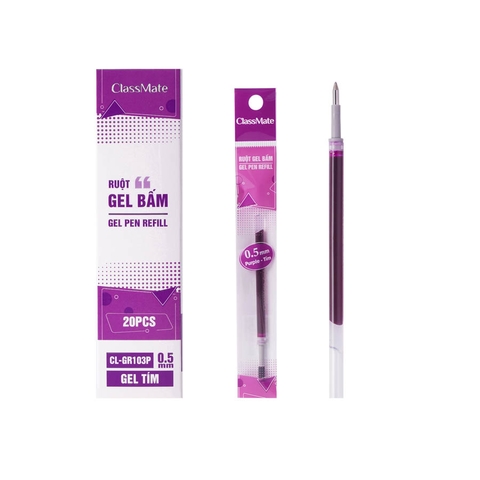 Ruột gel bấm 0.5mm CL-GR103 Tím