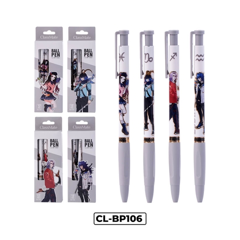 Bút bi Zodiac CL-BP106 đen 0.5mm