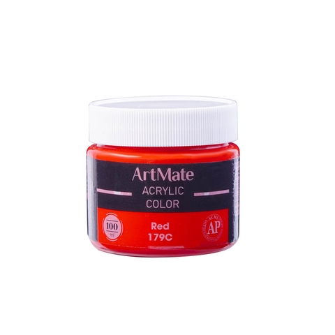 Màu Acrylic lọ 100ml AM-AC0003 màu đỏ