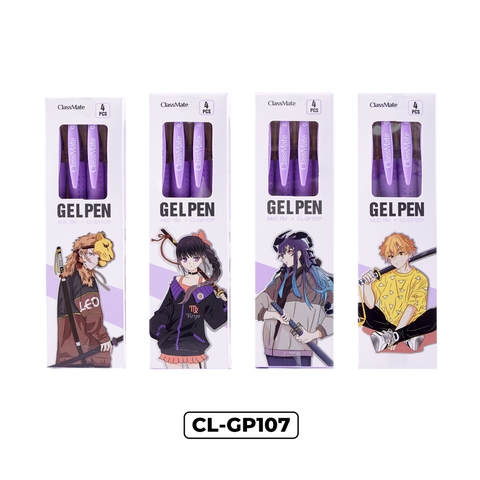 Bút gel Zodiac CL-GP107 tím 0.5mm