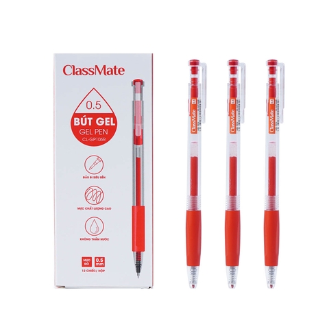 Bút gel CL-GP106 đỏ 0.5mm