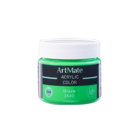 Màu Acrylic lọ 100ml AM-AC0003 màu xanh lá