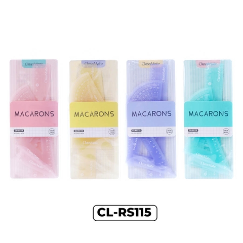 Bộ eke 4 món Macarons CL-RS115  (18cm)