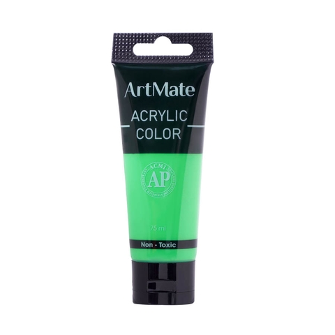 Màu Acrylic tuýp 75ml AM-AC0004 màu xanh lá