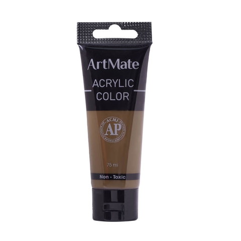 Màu Acrylic tuýp 75ml AM-AC0004 màu nâu