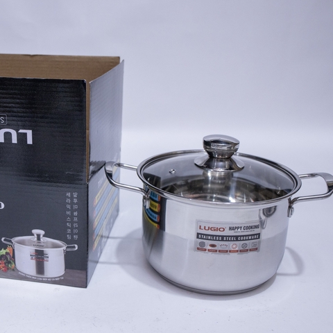 Nồi đơn inox LUGIO MODEL LG-20D/LG-22D/LG-24D