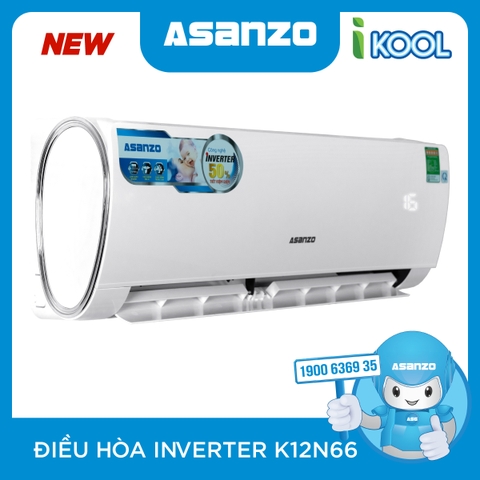 Điều hòa giá rẻ Asanzo dòng inverter 12000BTU model K12N66
