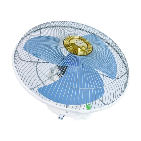 Quạt đảo trần Màu xanh Panasonic F-409QB - Đường kính quạt 40cm, Sử dụng hộp số 5 cấp độ gió