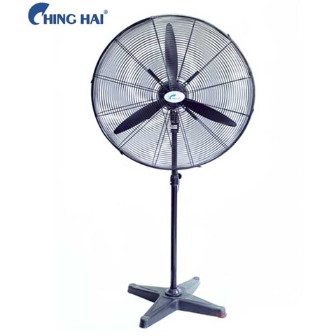 Quạt công nghiệp chinghai HS 24"ĐN3Đ đế nhựa cánh đen