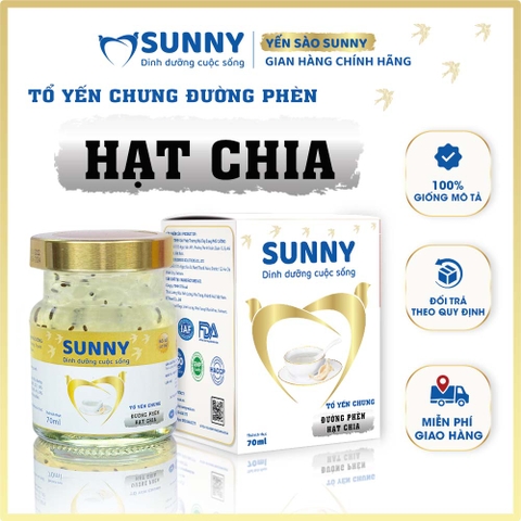 Yến sào đường phèn hạt chia