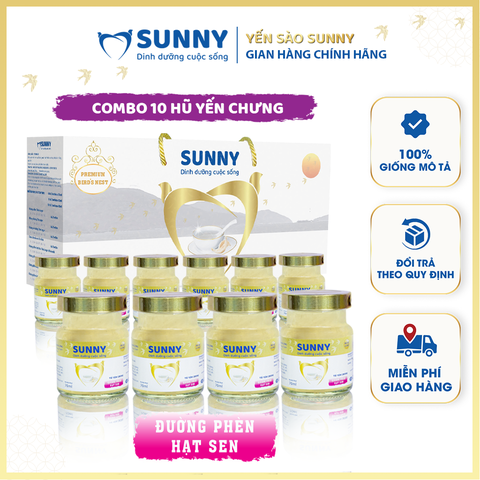 Yến sào đường phèn hạt sen