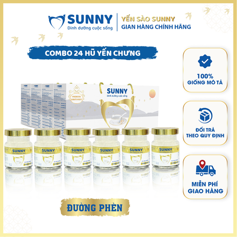Yến sào chưng đường phèn