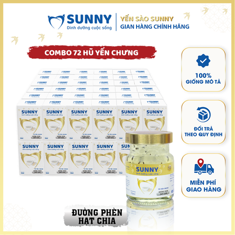 Yến sào đường phèn hạt chia