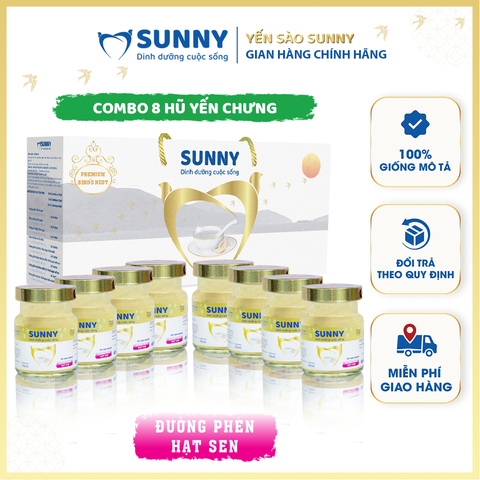 Yến sào đường phèn hạt sen