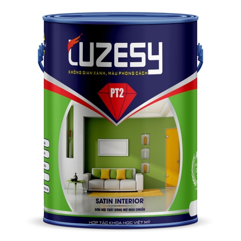 LUZESY - SATIN INTERIOR Sơn mờ nội thất màu chuẩn