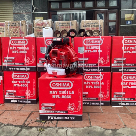 Máy thổi lá OSHIMA 3000W MTL 80CC - Người bạn đồng hành mùa lá rụng