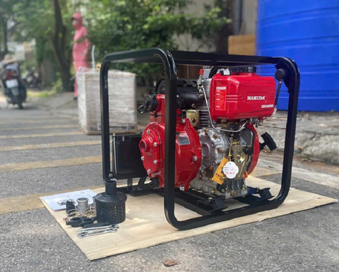 Máy bơm nước chạy dầu cao áp HAKUDA HKD40DNE 4KW: Sức mạnh vượt trội cho mọi nhu cầu!