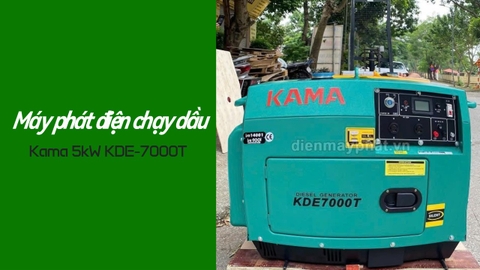 Ưu điểm máy phát điện chạy dầu Kama 5kW KDE-7000T